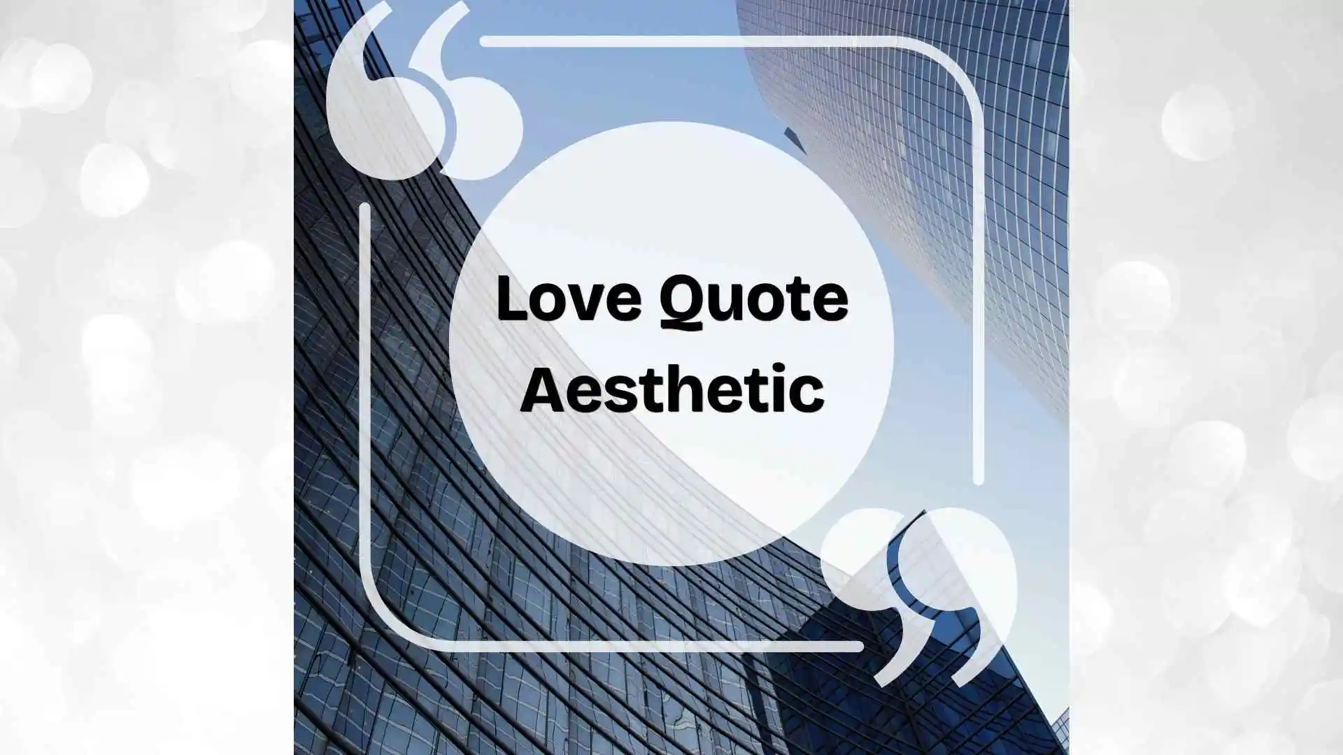 love quote aesthetic