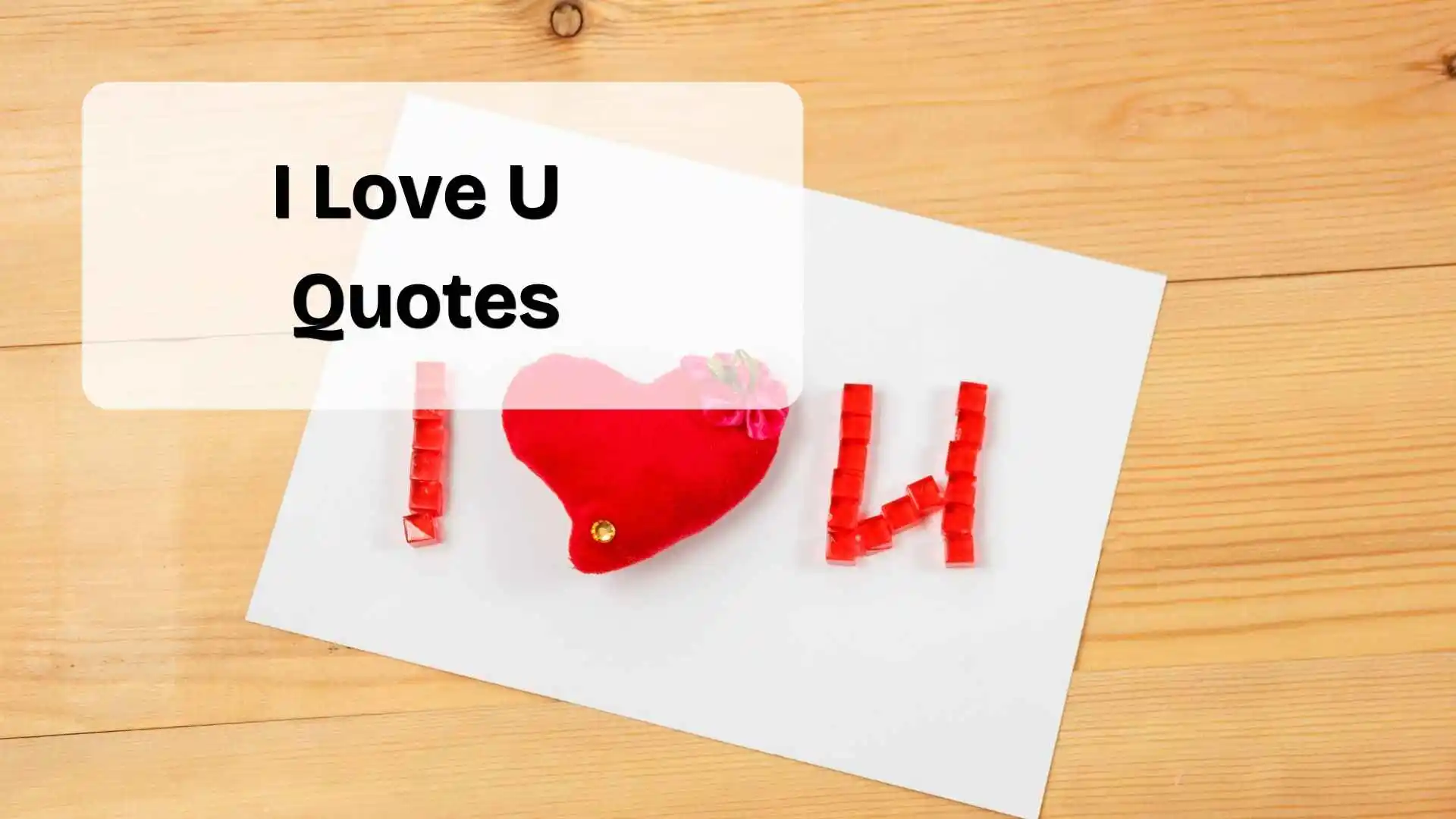 i love u quotes