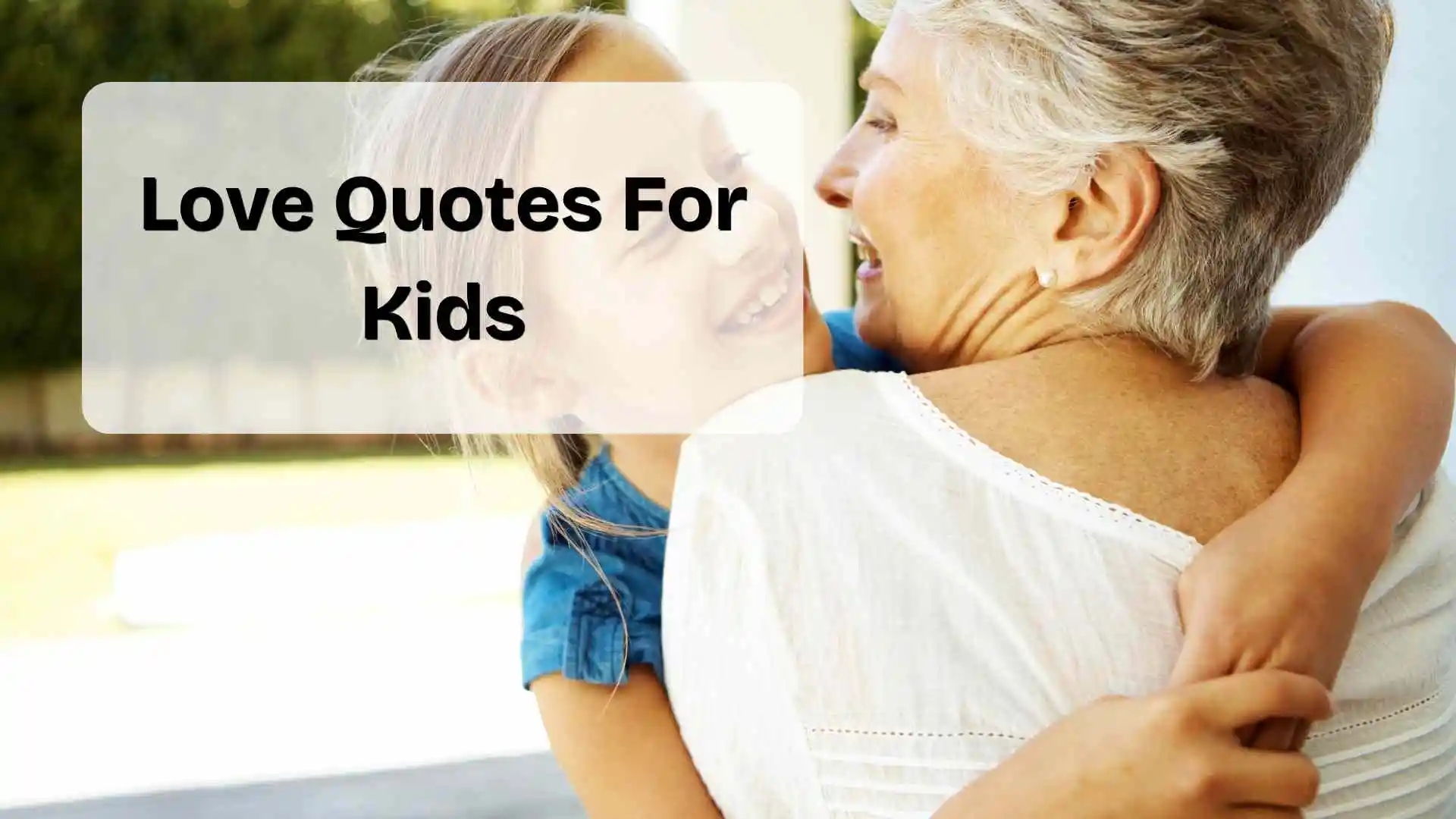 love quotes for kids