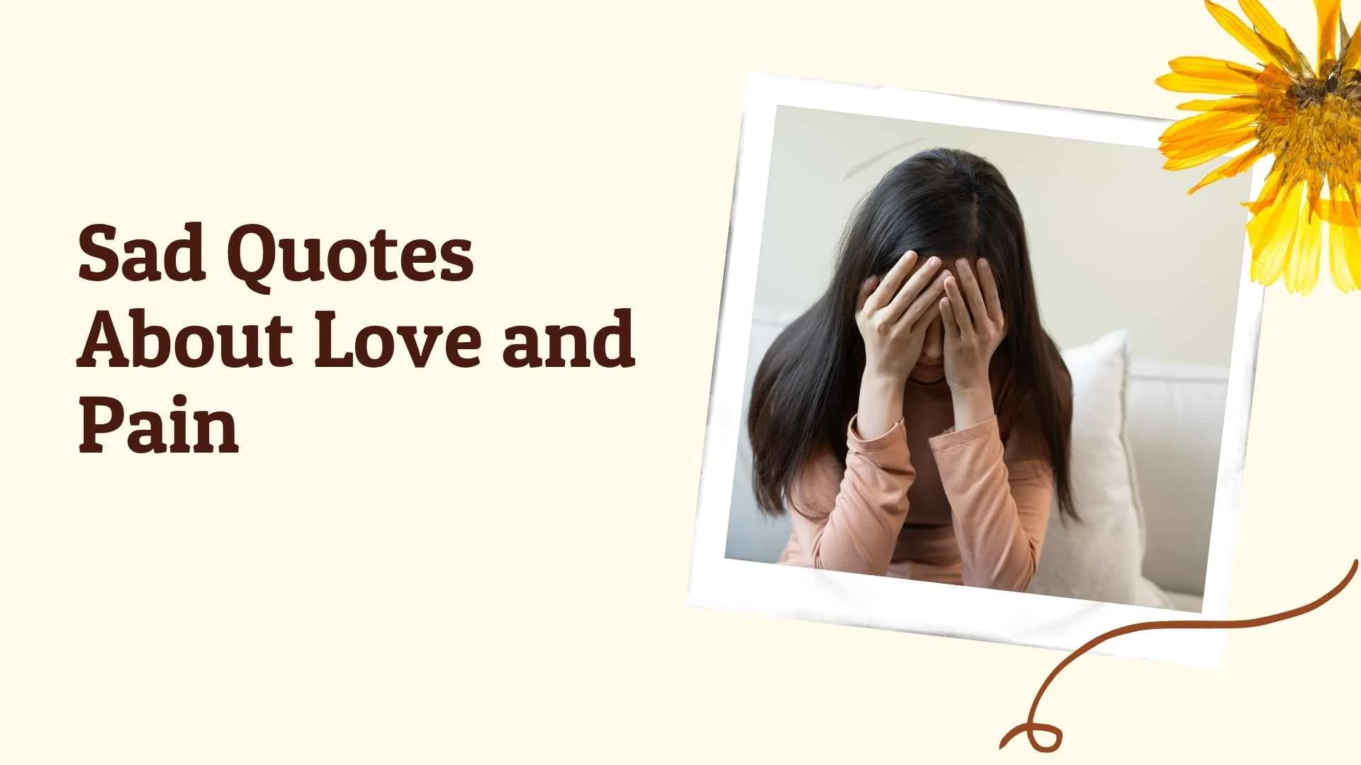 sad quotes about love and pain