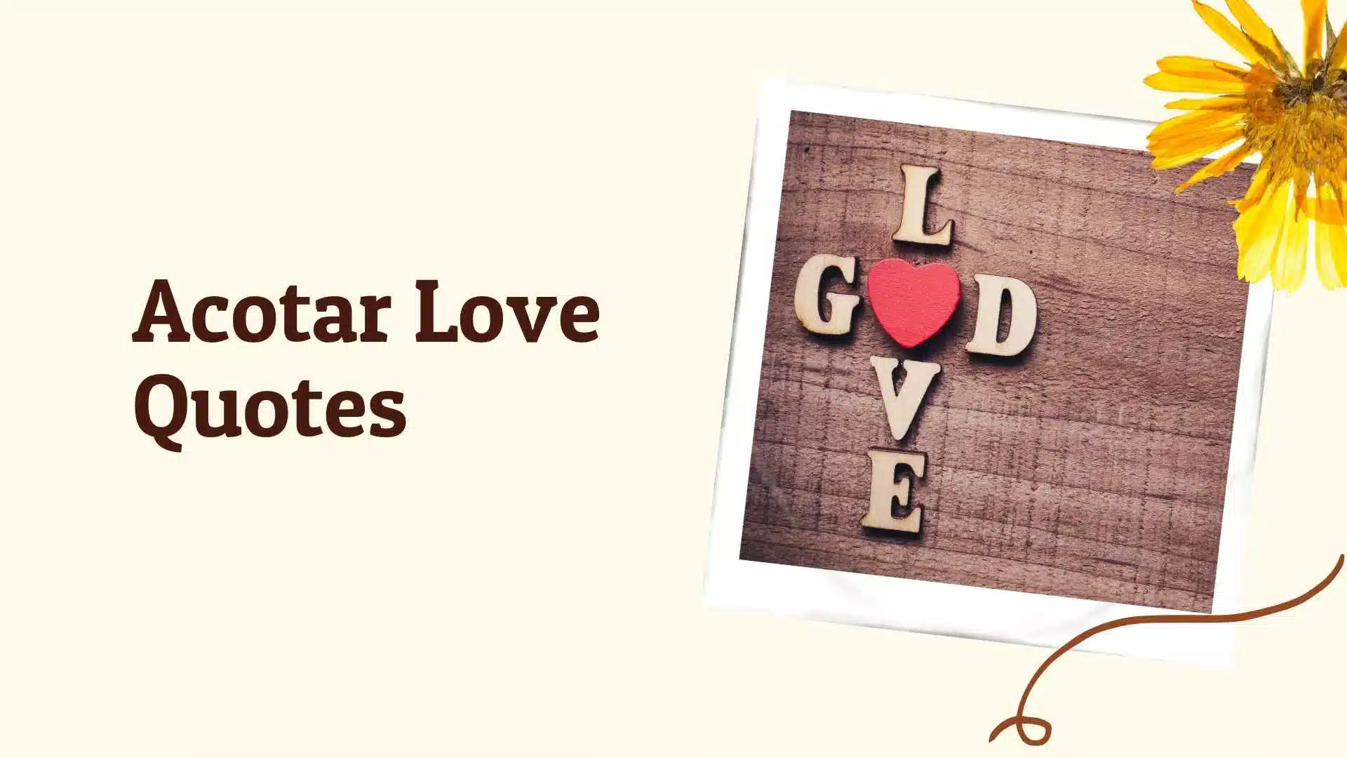 acotar love quotes
