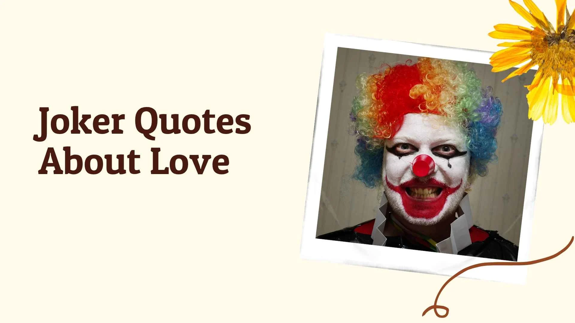 joker quotes about love